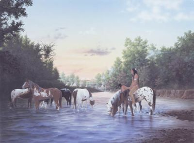 Evening on the Washita